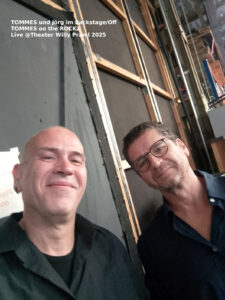 TOMMES und Jorg Backstage TWP Gala